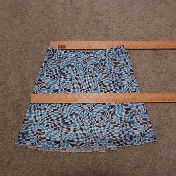 Wray Women Small Ana Skirt Mini Piscine Check Multicolor Lined - Picture 5 of 6